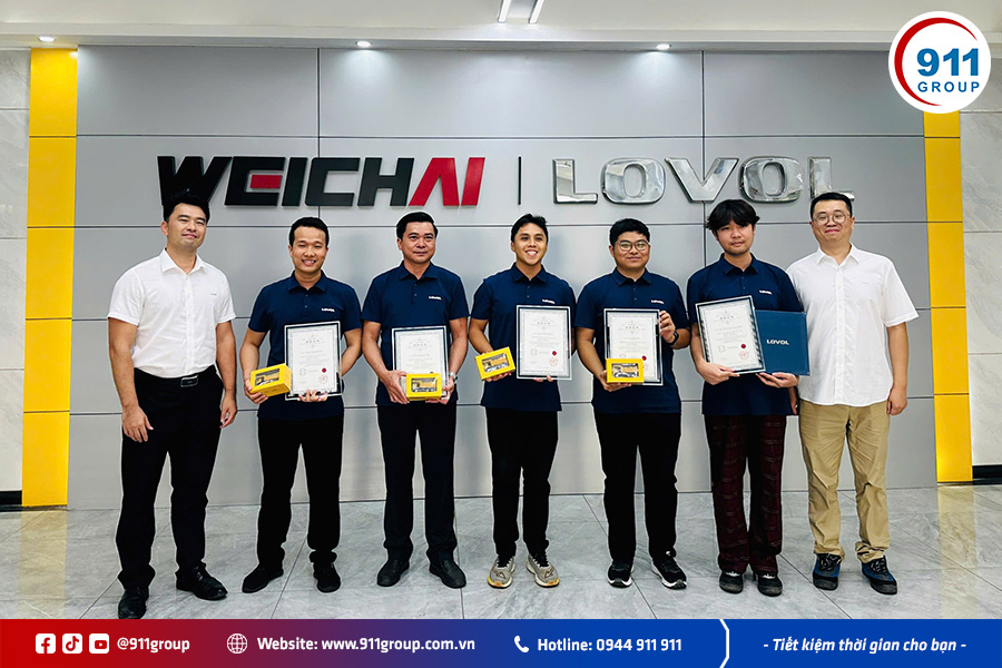 Kỹ thuật viên đào tạo chuyên sâu tại Trung Quốc
