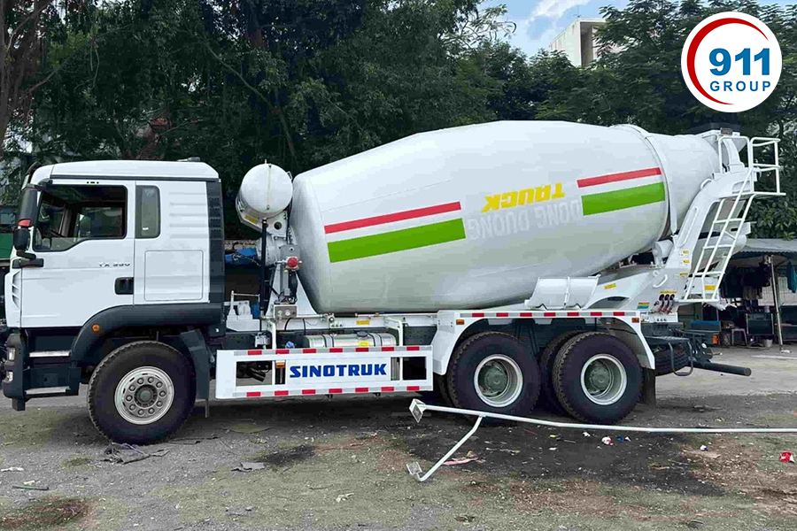 Xe Trộn Bê Tông Howo – Bồn sinotruck