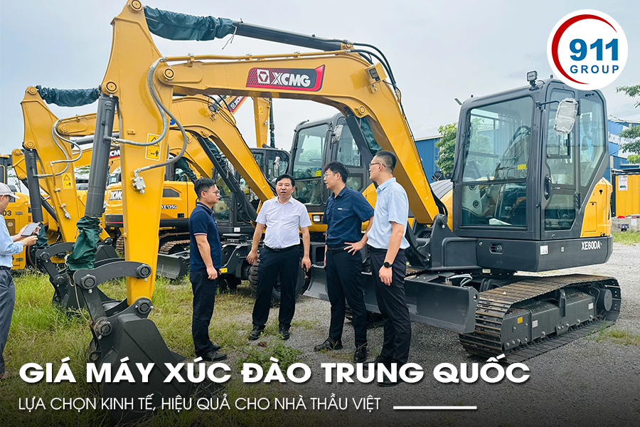 Giá Máy Xúc Đào Trung Quốc