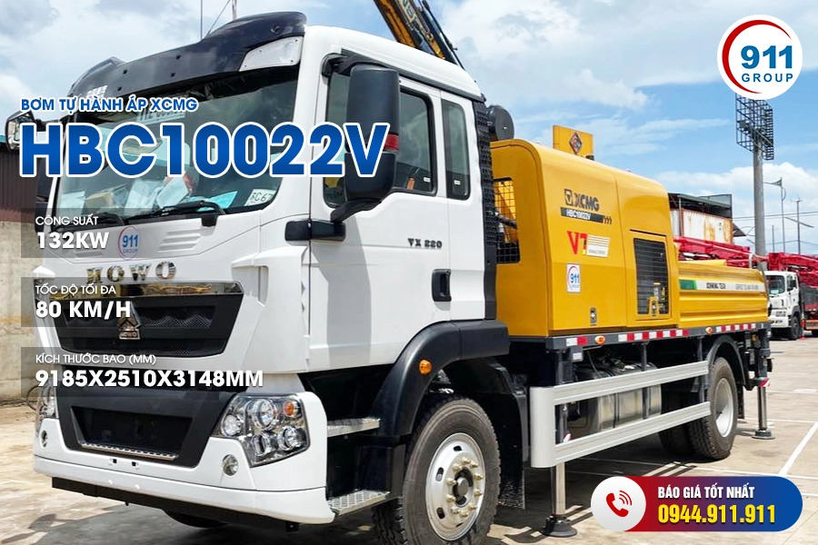 Bơm bê tông XCMG HBC10022V