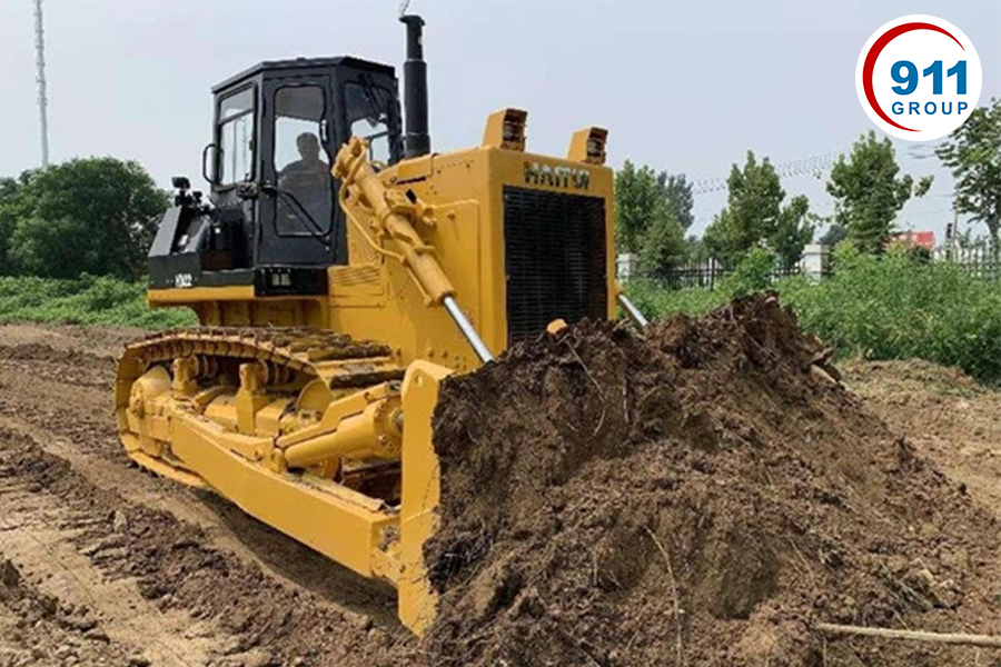 Cấu tạo chi tiết của xe ủi, máy ủi