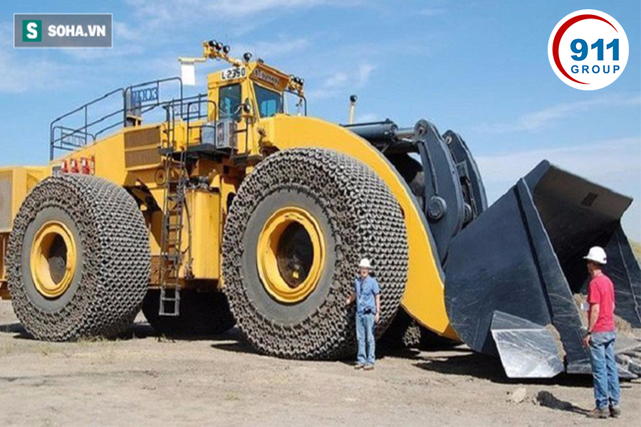 Máy Xúc Lật Lớn Nhất Thế Giới LeTourneau L-2350