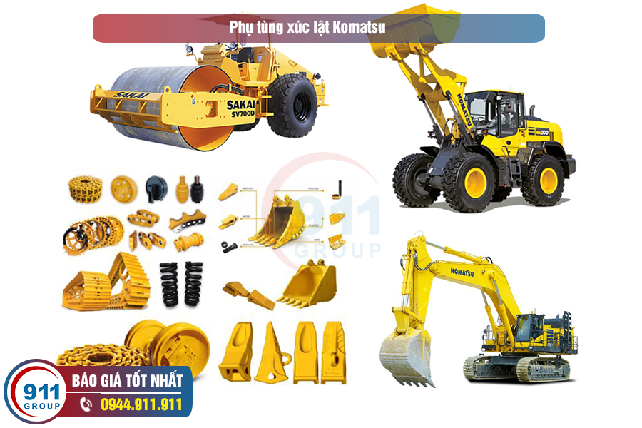 Phụ tùng xúc lật Komatsu