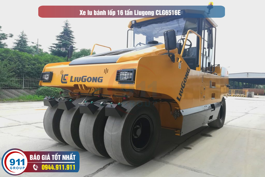 Xe lu bánh lốp 16 tấn XCMG XP163