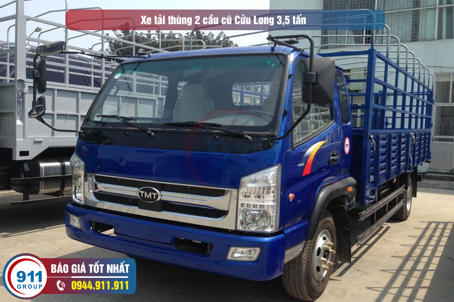 Xe tải thùng 2 cầu cũ Cửu Long 3,5 tấn