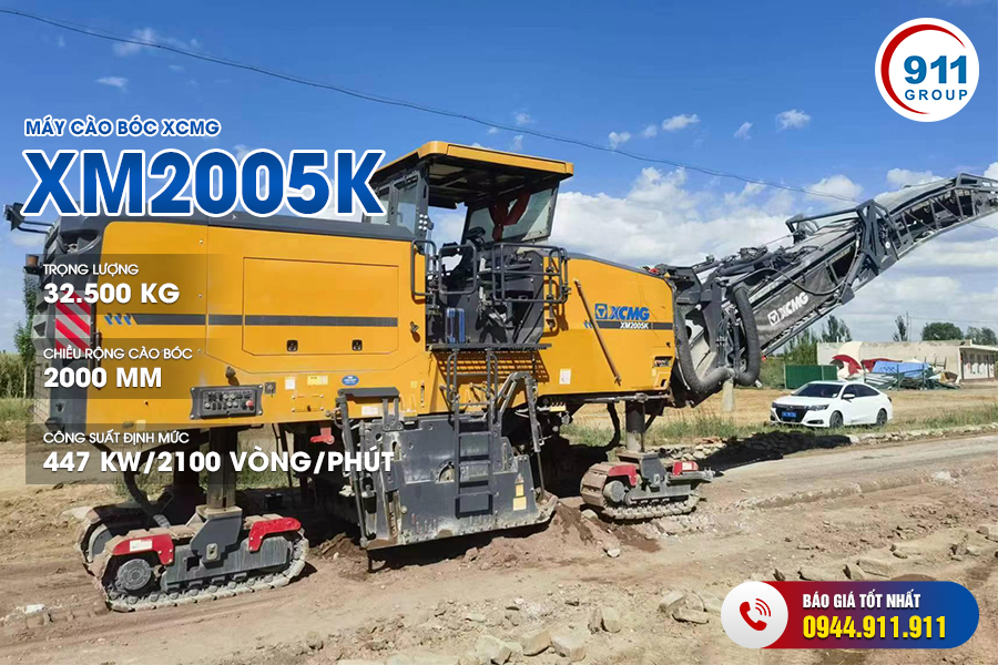 máy cào bóc XCMG