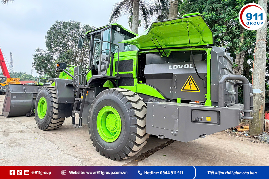 Xúc lật điện Trung Quốc gầu 4.2 khối