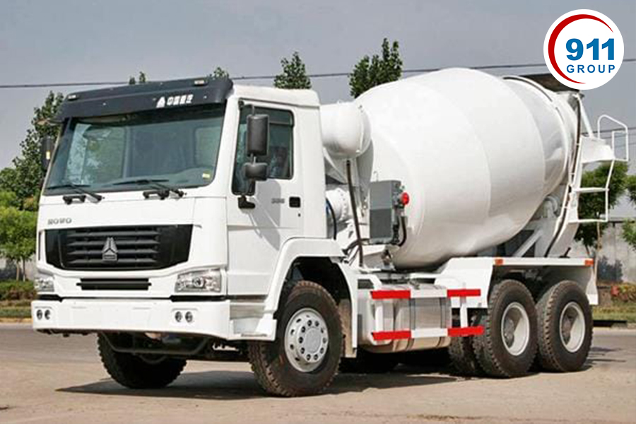 Xe trộn bê tông Howo