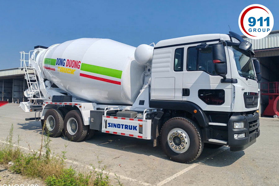 Xe trộn bê tông Sinotruck