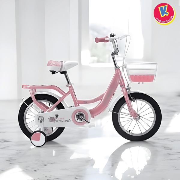 Xe đạp màu hồng Xaming XM-09 lốp bơm hơi chuẩn, êm ái