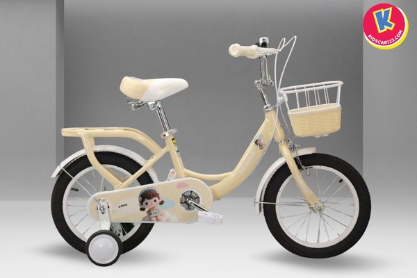 Xe đạp thể thao bé gái Xaming10 Plus với tông màu nhẹ nhàng, dễ thương