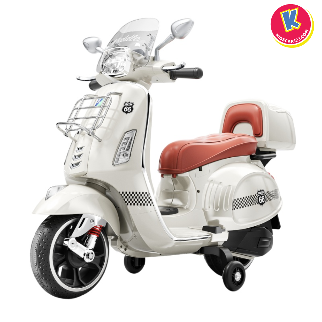 Các phiên bản màu sắc độc đáo của xe moto điện cho bé