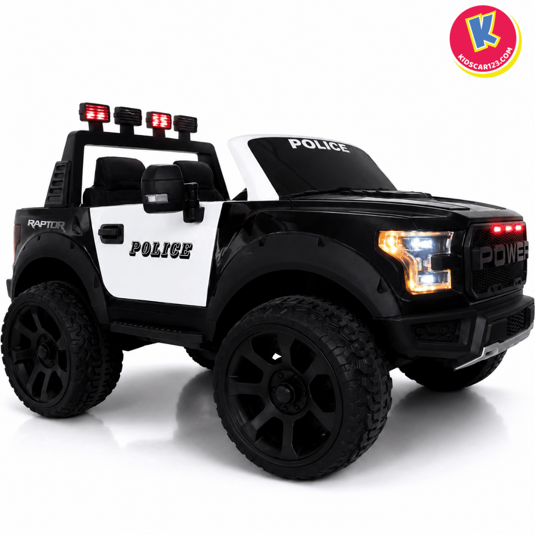 Thiết kế hông xe gầm cao của xe jeep điện trẻ em F150