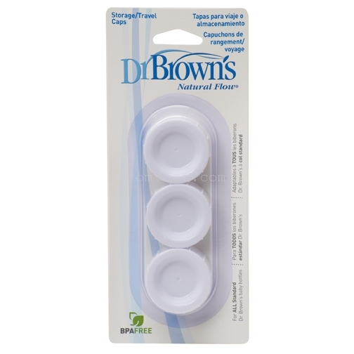 Bộ 3 nắp đậy bình sữa cổ hẹp Dr.Brown's