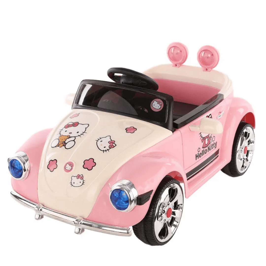 Xe ô tô điện cho bé BRJ-5169 màu hồng Hello Kitty cực xinh