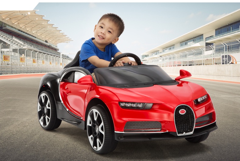 Siêu ô tô điện dành cho trẻ em Bugatti BDQ 1188 màu đỏ 04