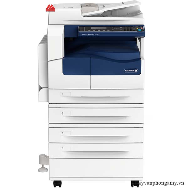 Fuji Xerox S2520 CPS còn tích hợp sẵn tính năng in hai mặt tự động và khay nạp giấy tự động
