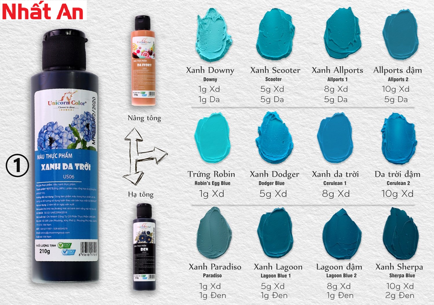 Màu nước Ivory Unicorn 210gr