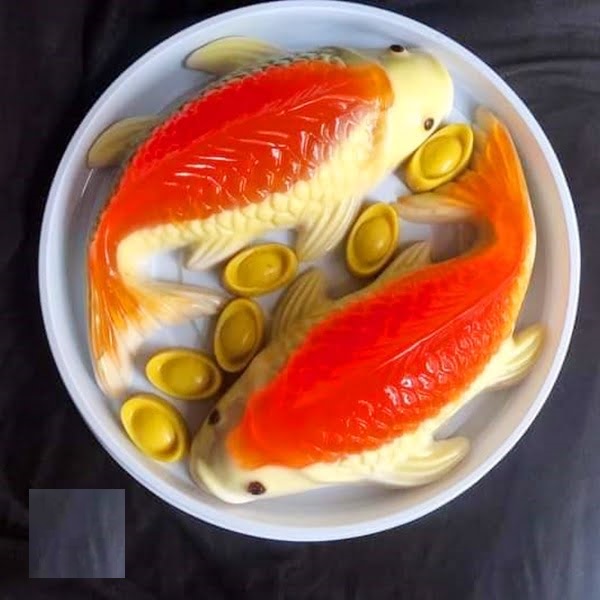 Khuôn nhựa rau câu cá chép nhỏ