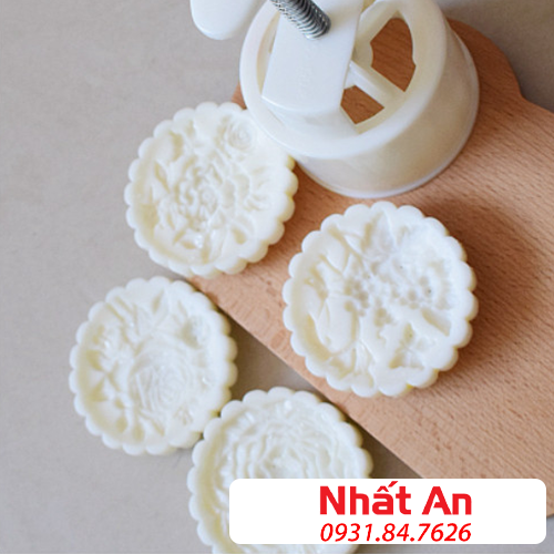 Khuôn trung thu chùm nho và Hoa hồng (150gr/200gr)