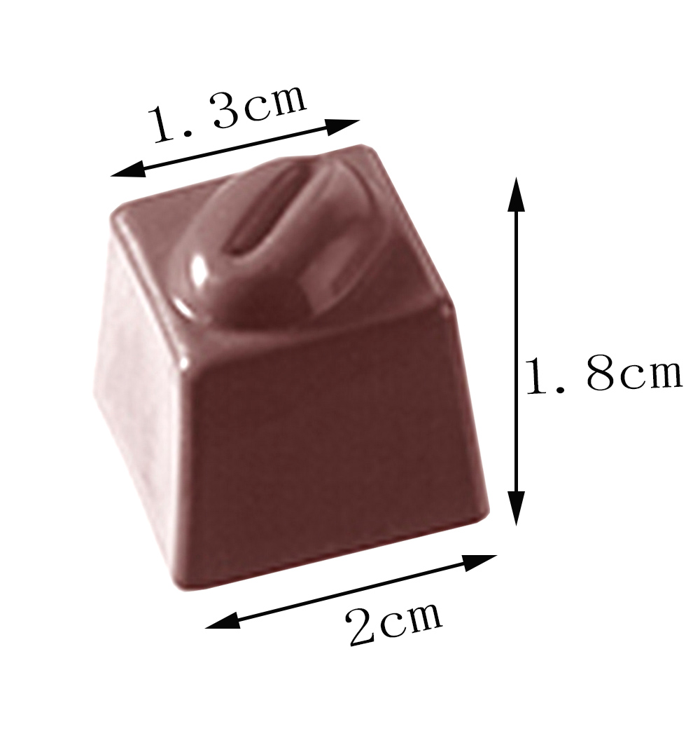 1019 - Khuôn socola bonbon hạt cafe