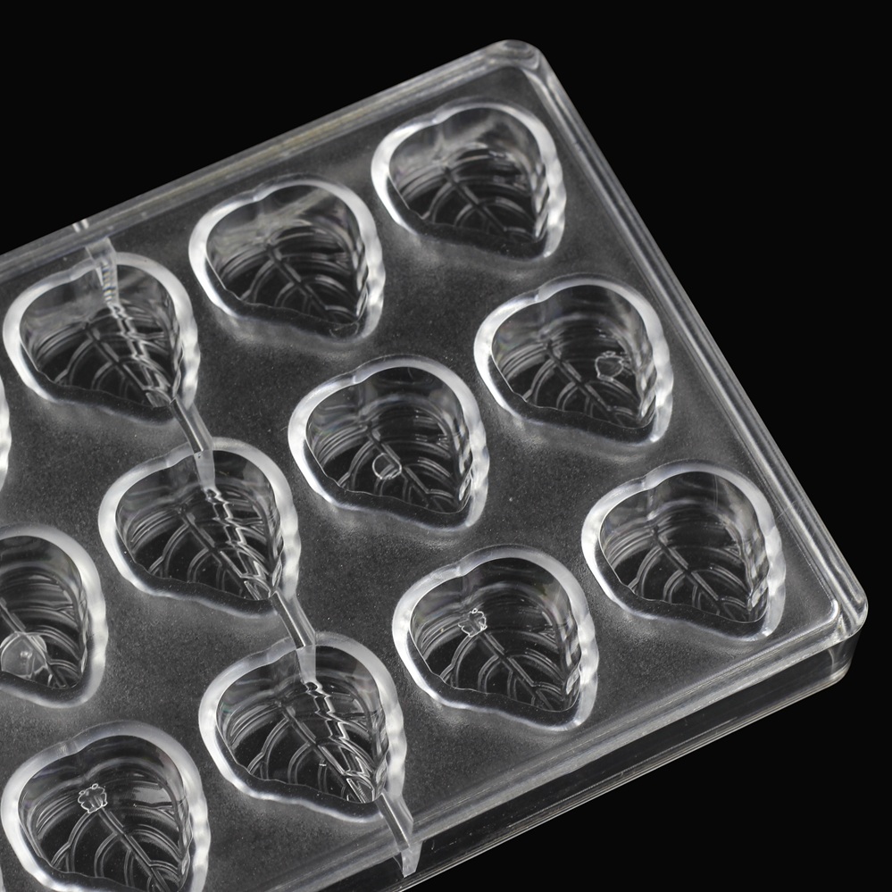 1046 - Khuôn socola bonbon hình chiếc lá bầu