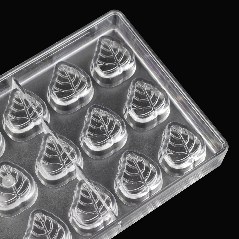 1046 - Khuôn socola bonbon hình chiếc lá bầu