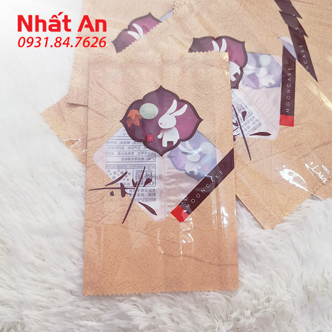 Túi hàn trung thu thỏ ngọc thắt eo 125gr 9x14.5cm - 100 cái