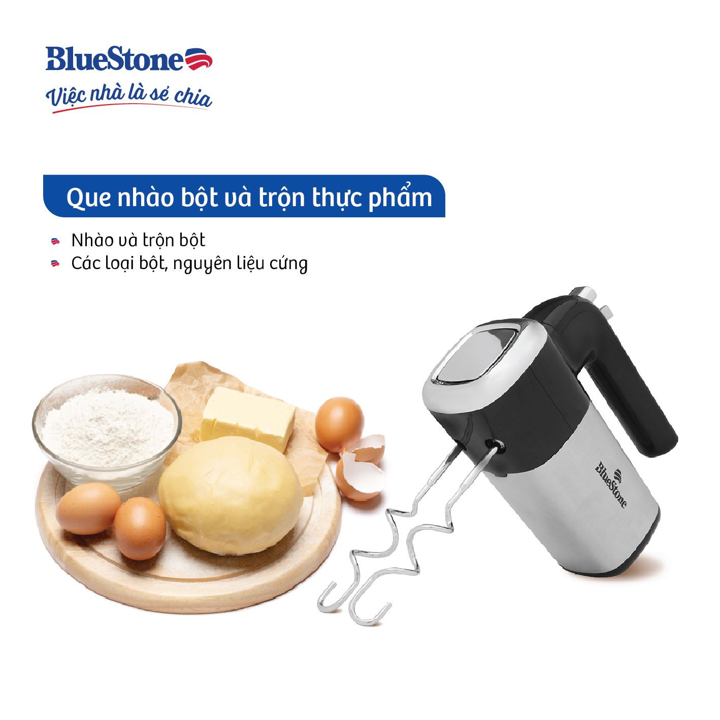 Máy đánh trứng BlueStone HBM - 6338