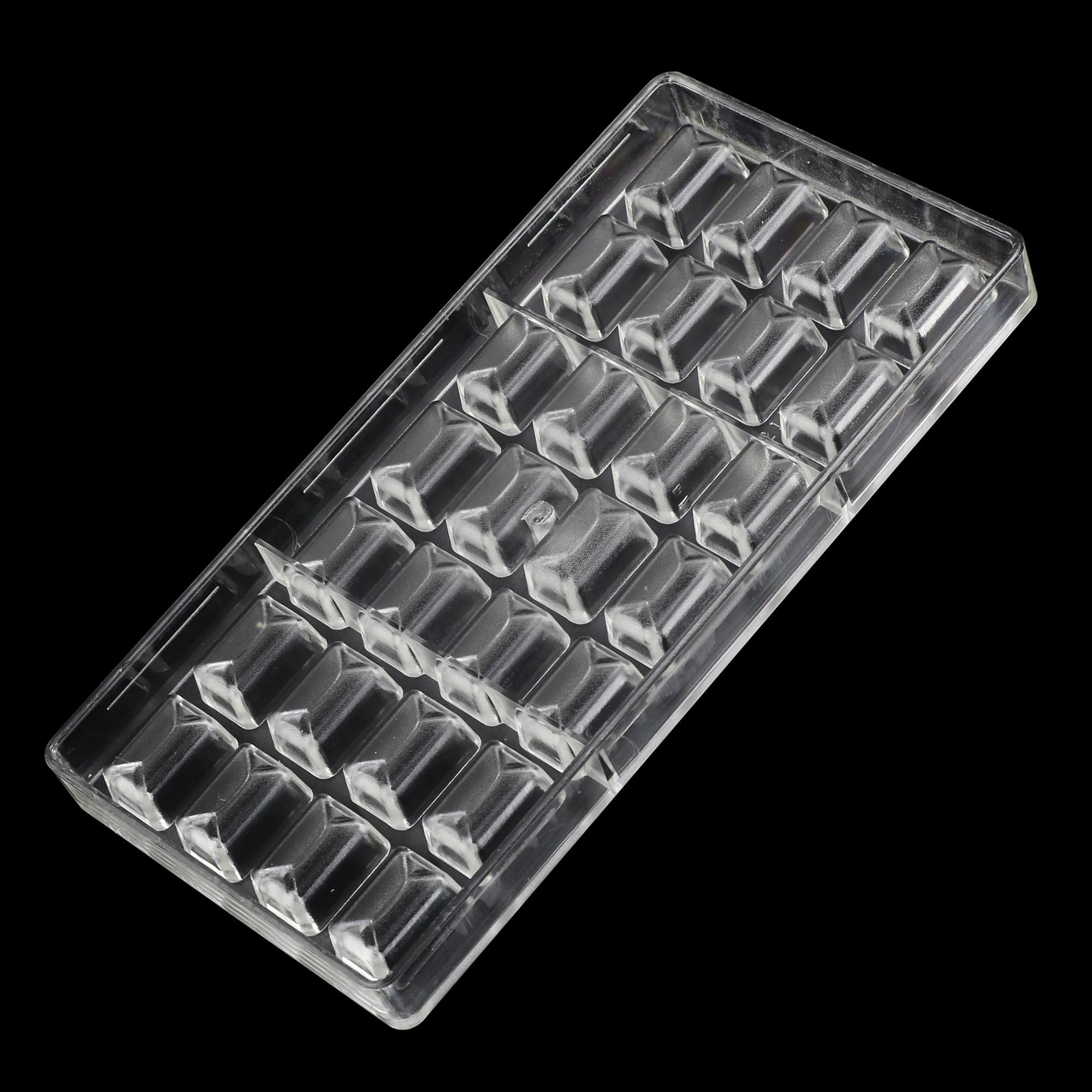 2172 - Khuôn socola bonbon hình hộp quà