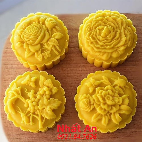 Khuôn trung thu chùm nho và Hoa hồng (150gr/200gr)