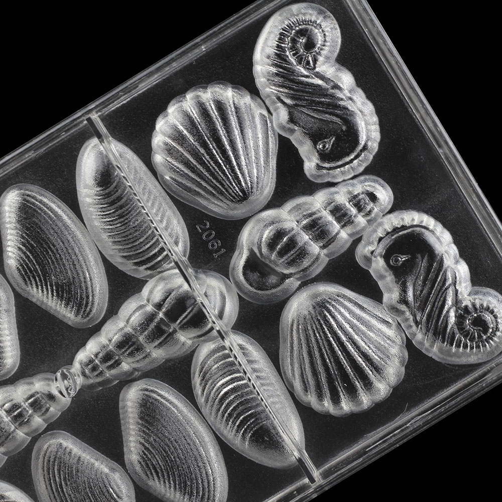 2061 - Khuôn socola bonbon hình ốc và sò.