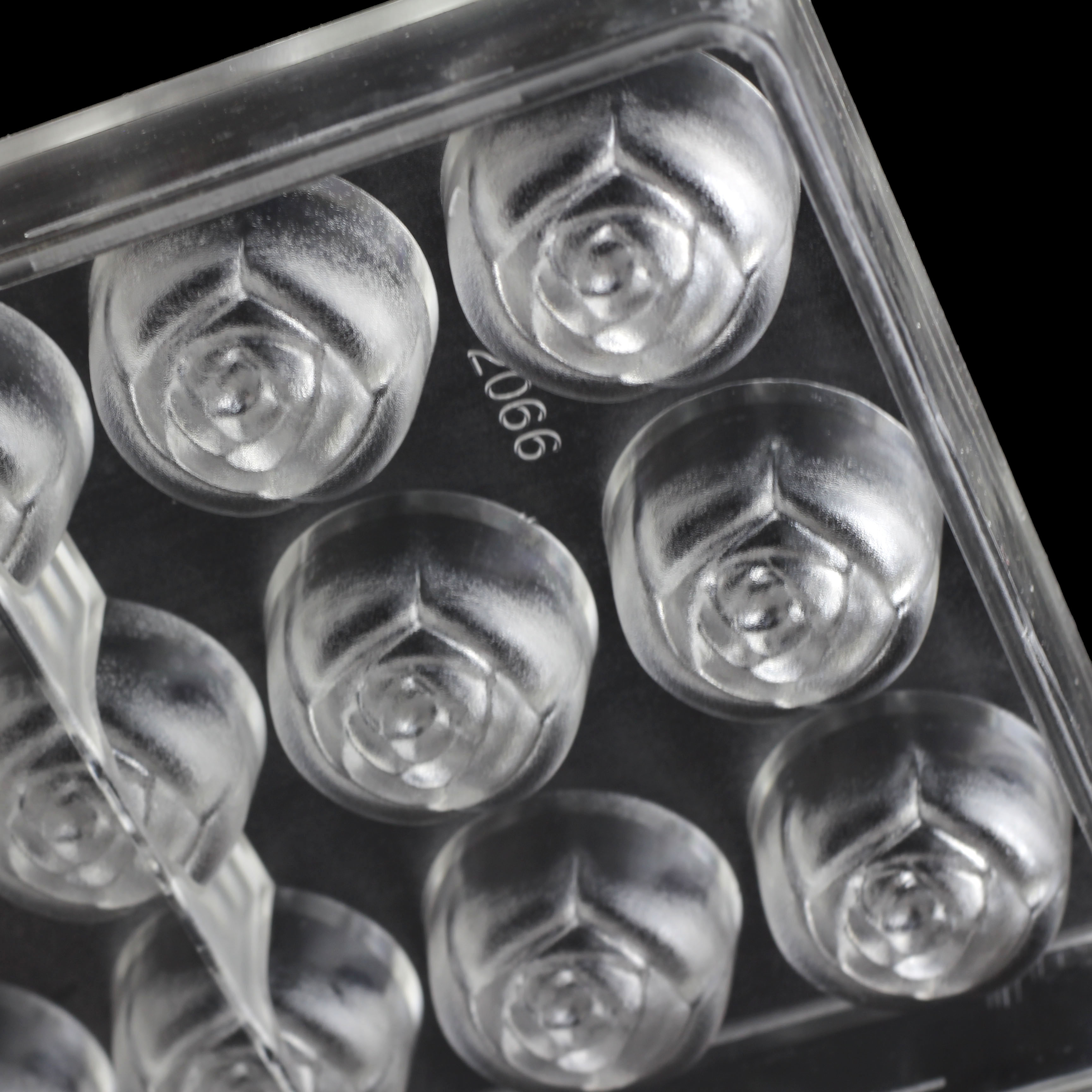 2066 - Khuôn socola bonbon hình hoa hồng