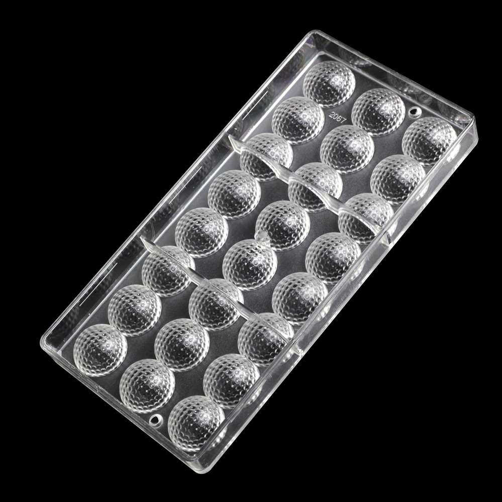 2067 - Khuôn socola bonbon hình tròn nhám