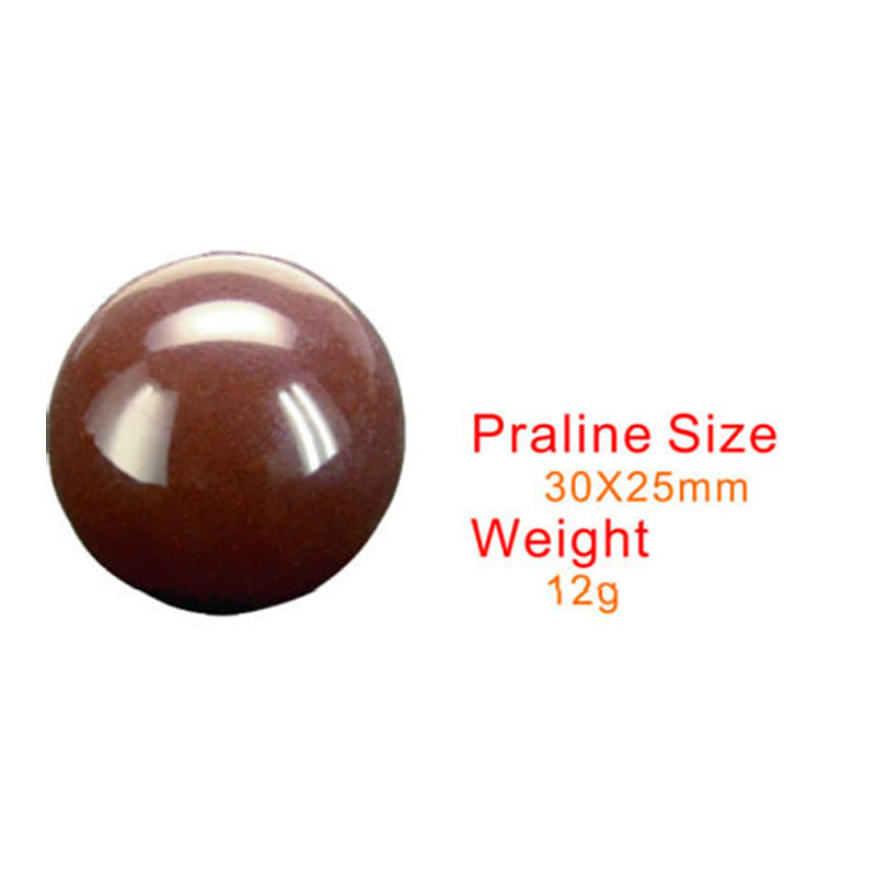 2068 - Khuôn socola bonbon hình tròn trơn 12gr