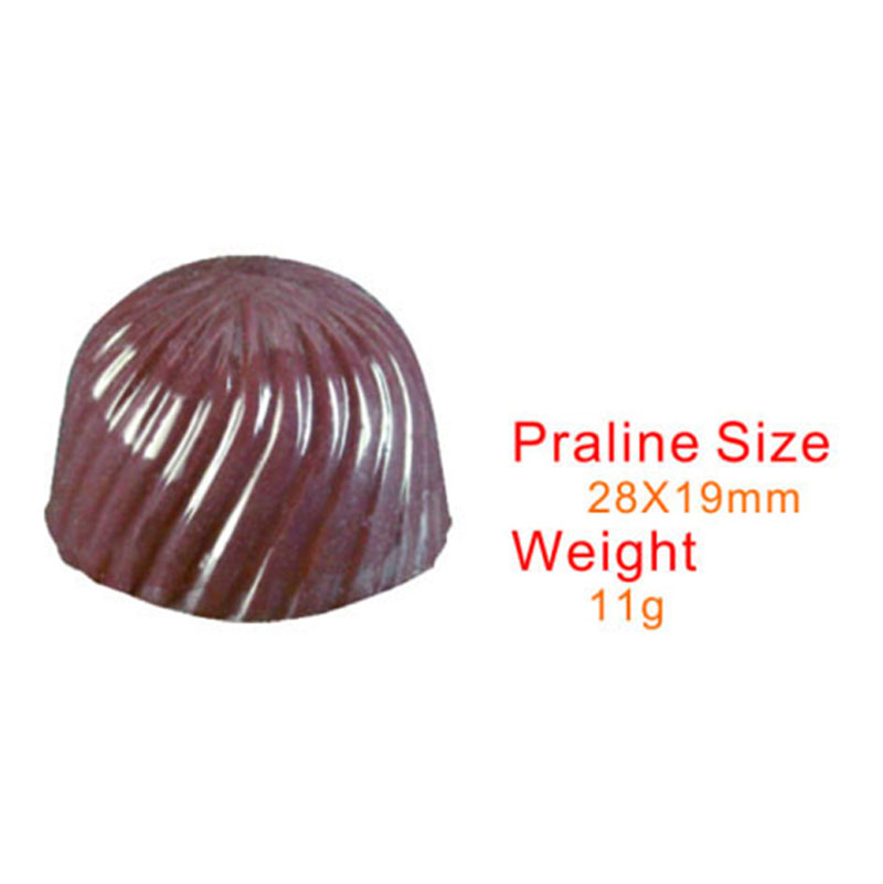 2140 - Khuôn socola bonbon hình ụ tròn xoắn 11gr