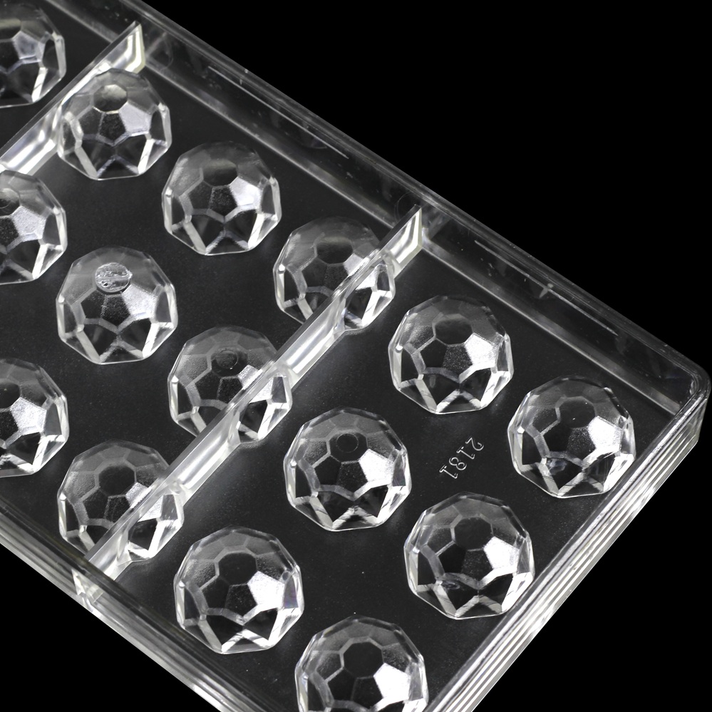 2181 - Khuôn socola bonbon hình quả banh / kim cương