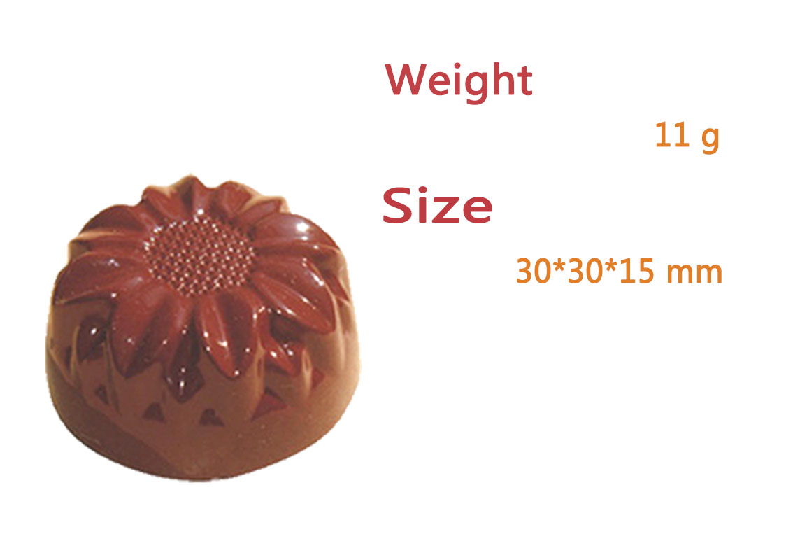 2190 - Khuôn socola bonbon hoa hướng dương