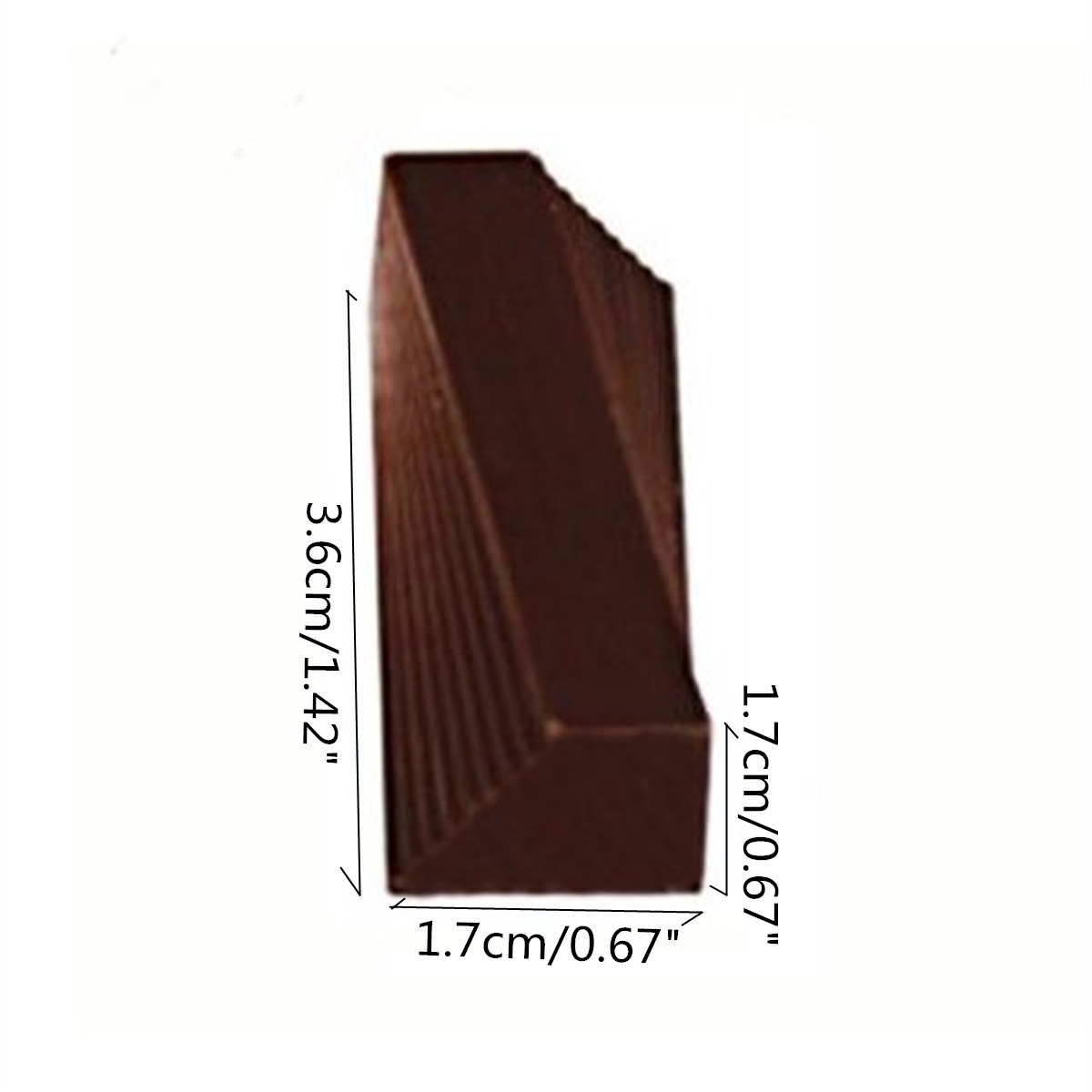 2197 - Khuôn socola bonbon hình chữ nhật xoắn