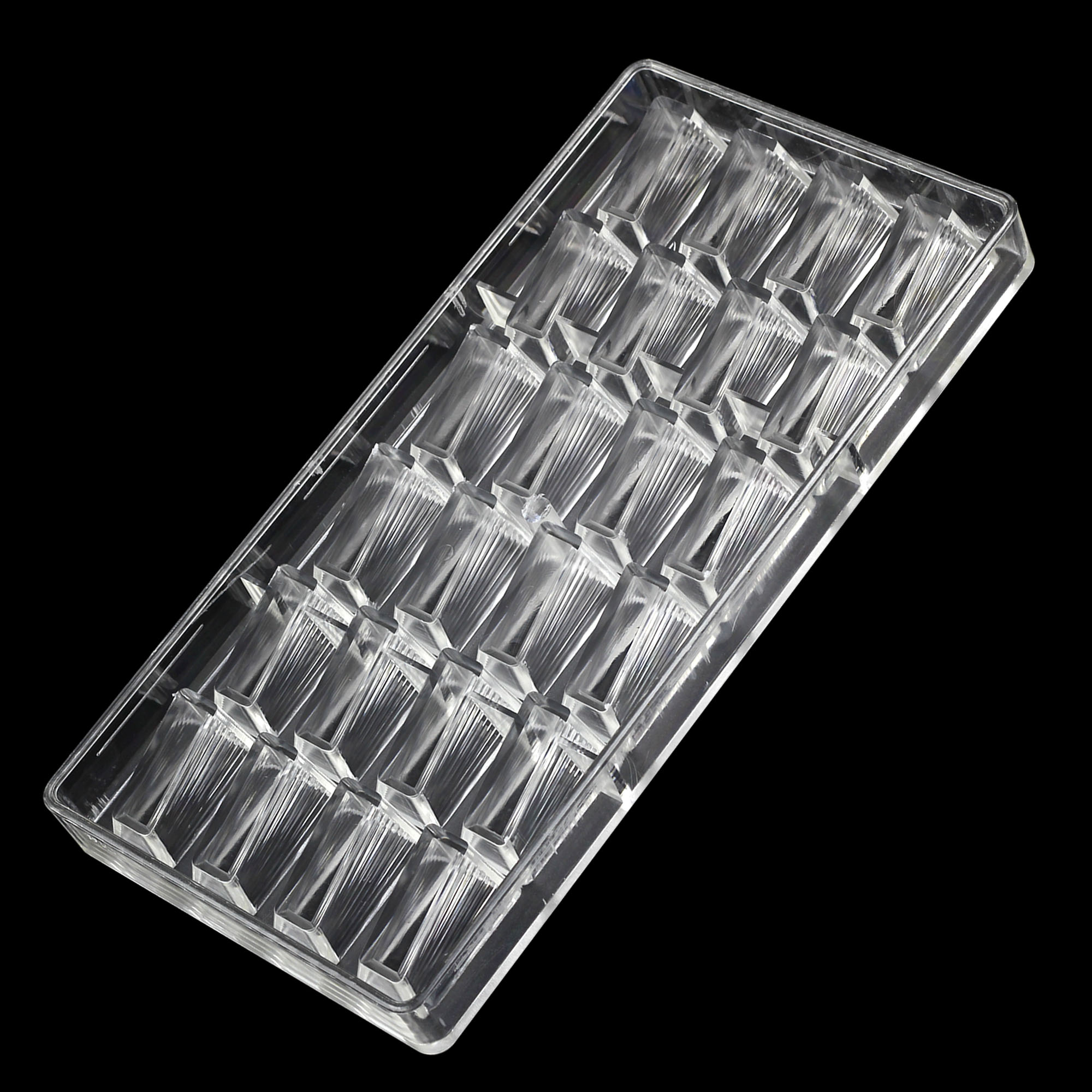 2197 - Khuôn socola bonbon hình chữ nhật xoắn