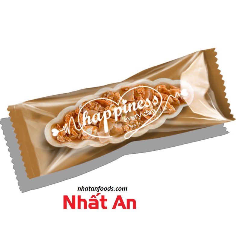 Túi bánh thuyền Happiness 5*15cm - 100 cái