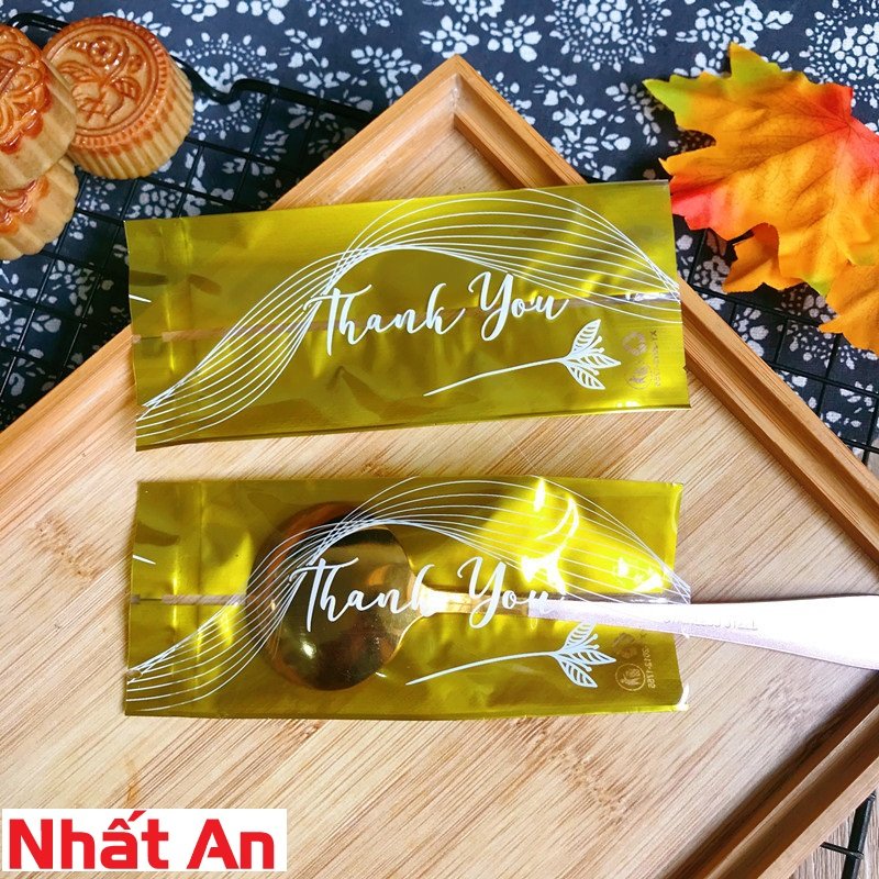 Túi hàn thanh gạo lứt Thank you 5 x12cm