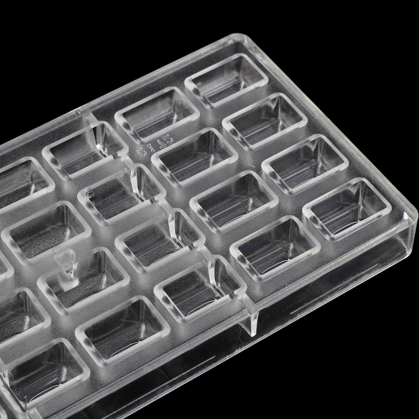 2172 - Khuôn socola bonbon hình hộp quà