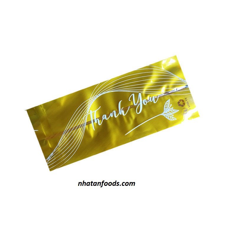 Túi hàn thanh gạo lứt Thank you 5 x12cm