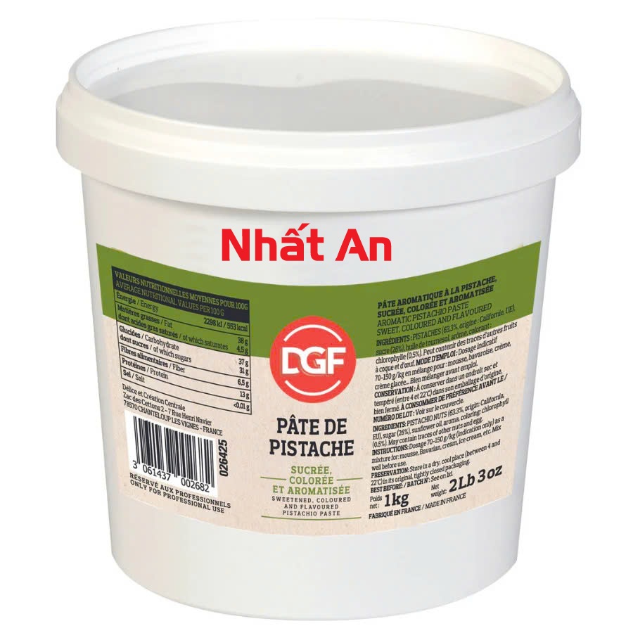 Hạt hồ trăn nghiền nhuyễn / Pistachio paste 200gr/ 500g/ 1kg