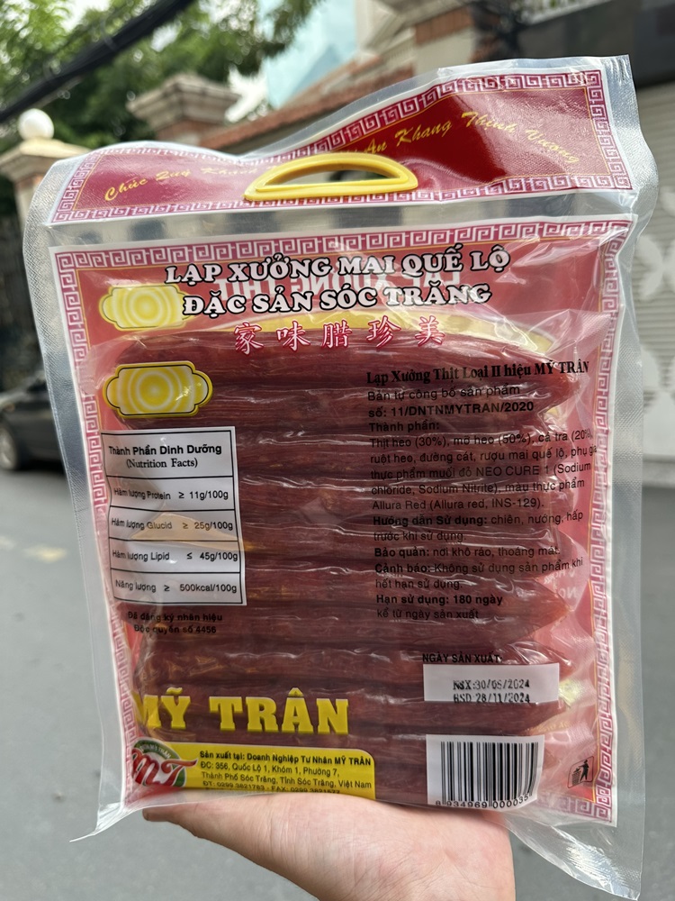 Lạp xưởng Mỹ Trân 500g