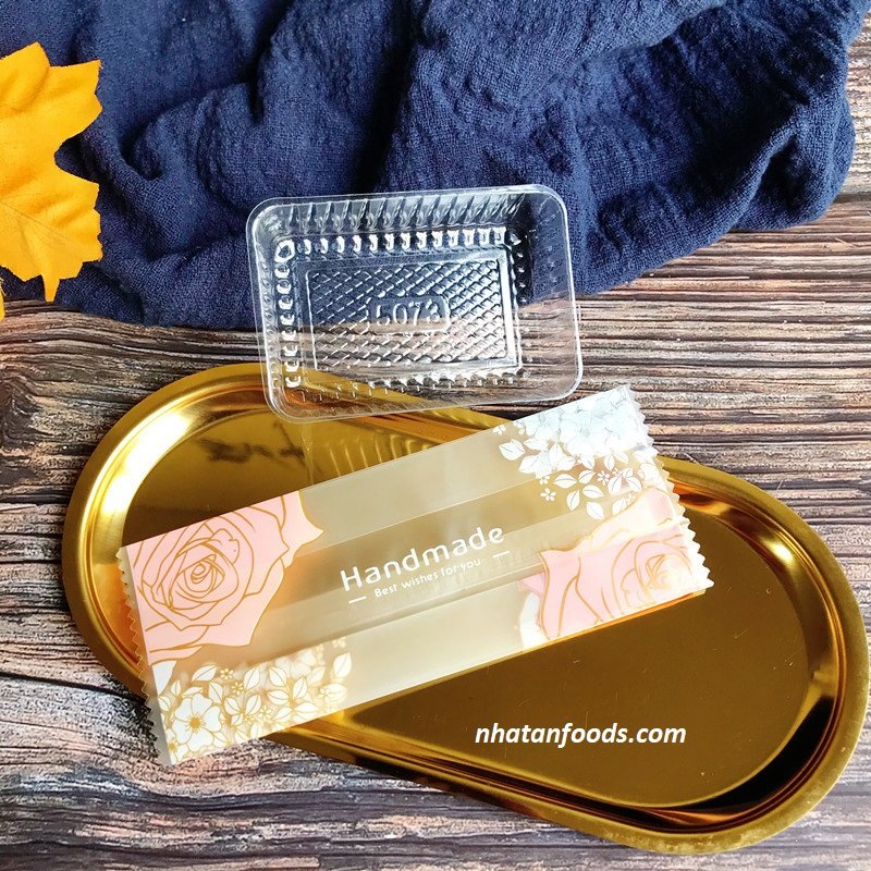 Túi bánh dứa Hoa Hồng 100 túi