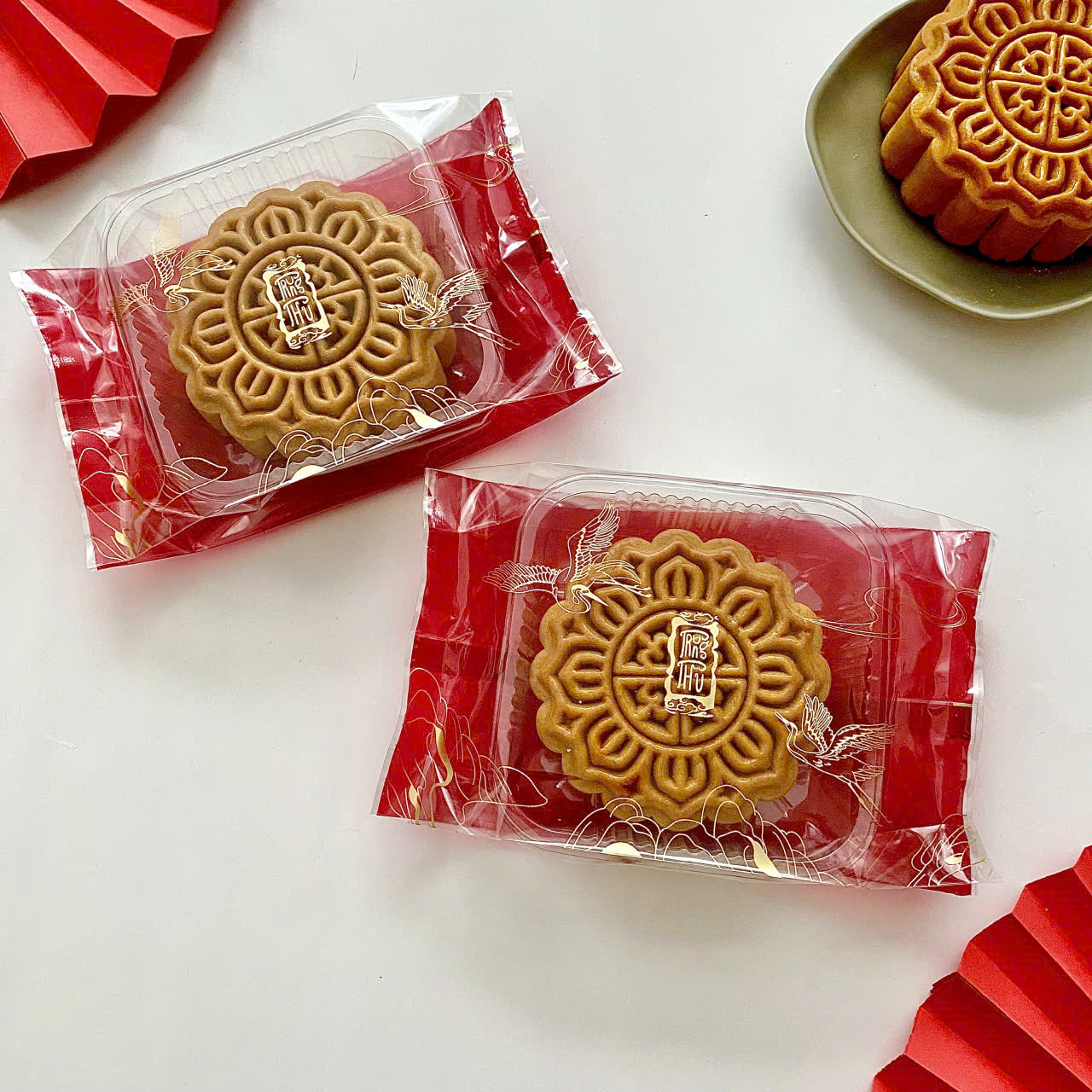 Túi hàn trung thu tiên hạc 250gr - 300gr 100 túi