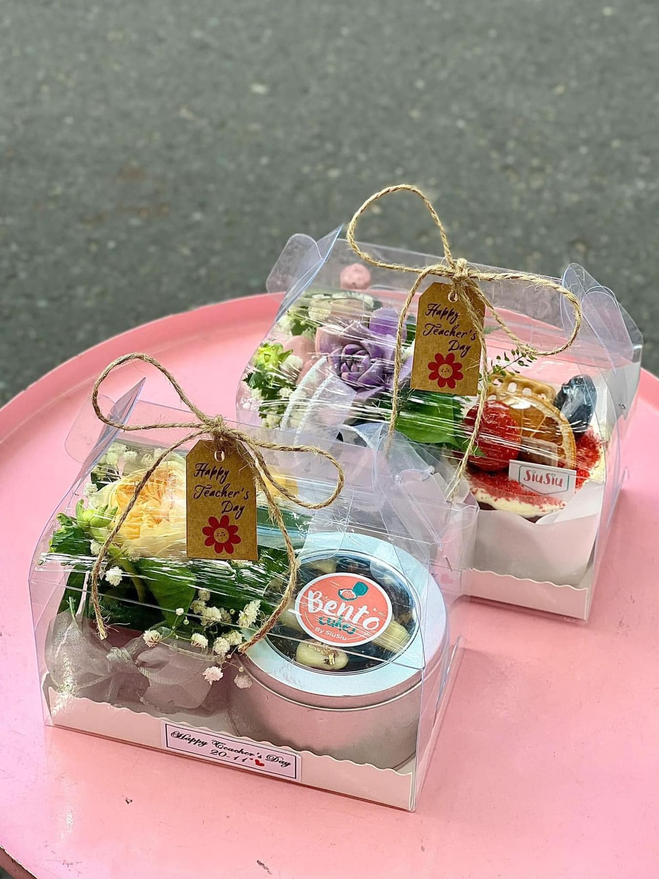 Hộp mica chữ nhật đáy giấy HT2047