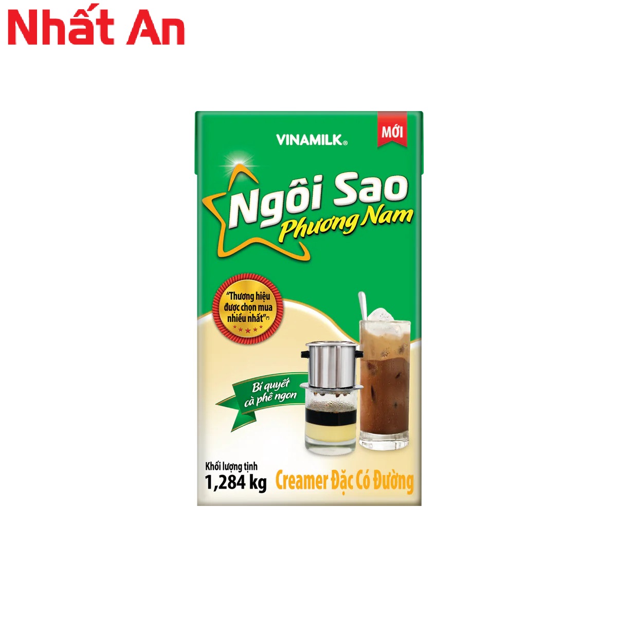 Sữa Đặc Ngôi Sao Phương Nam Xanh Lá 1284gr